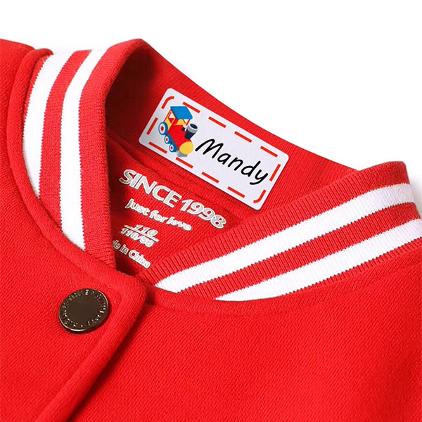 Klädetiketter för barn